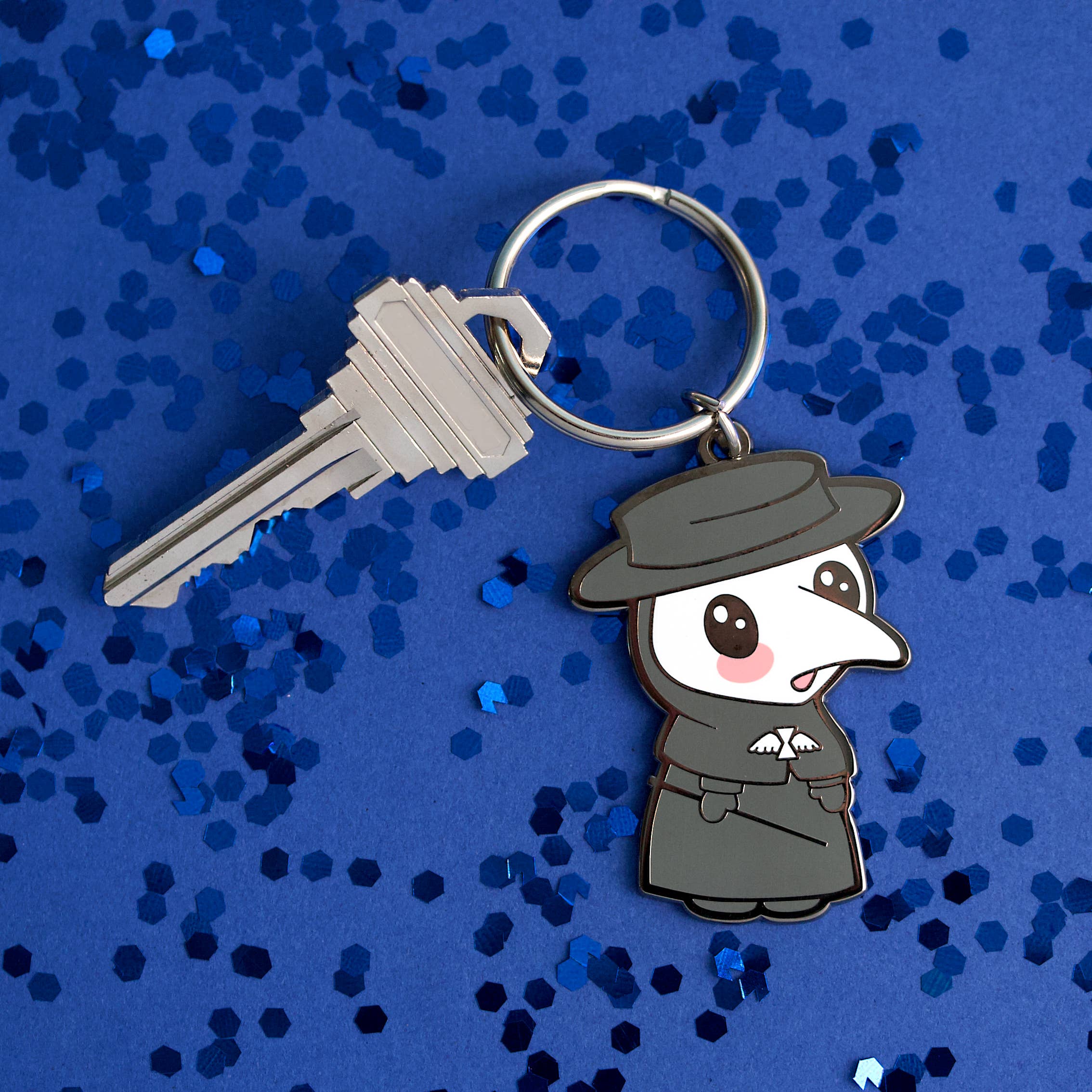Plague Doctor Keychain