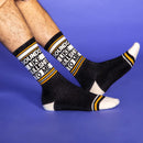Sounds Like Bullshit To Me Gym Crew Socks-6