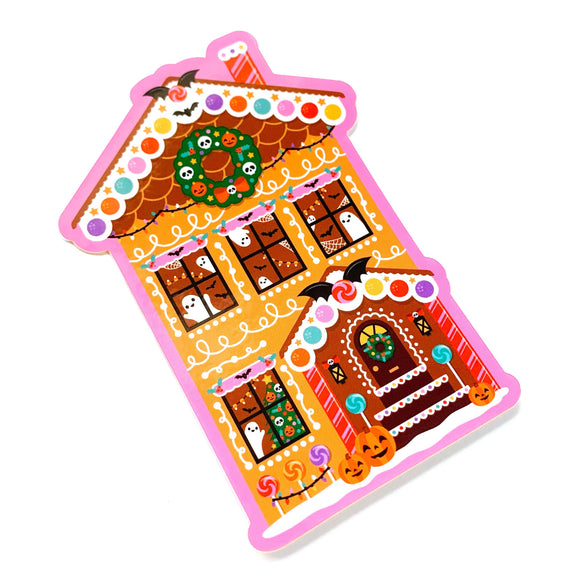 Gingerbread Haunted House Sticker
