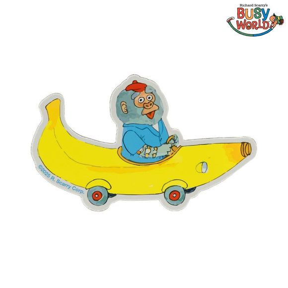 3P4 x Richard Scarry® Banana Car Magnet