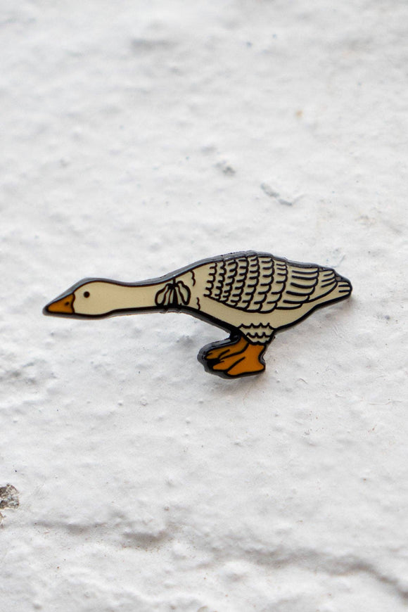 Reaching Goose Pin