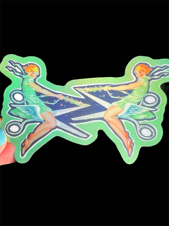 Sapphic Scissors Sticker