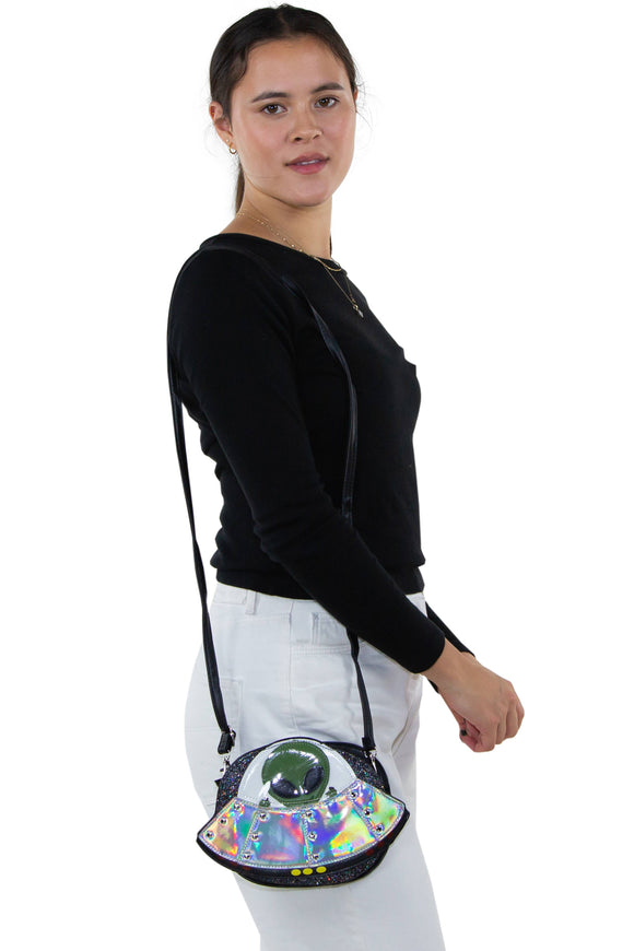 Alien Spaceship Crossbody Bag