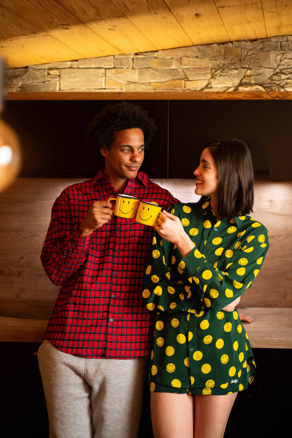 Smiley Enamel Mug