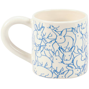 Rabbit Pattern Mug - 0