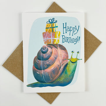 Happy Birthday Snail Card