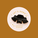 Let's Hang Bat Mini Hair Clip-1
