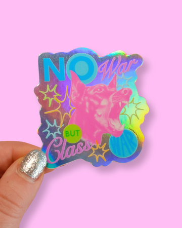 No War But Class War Sticker - 0