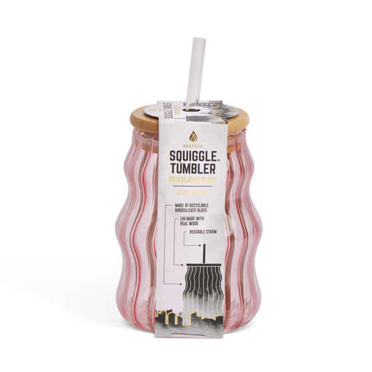 Pink 17oz Squiggle Tumbler