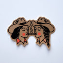Share A Smoke Cowgirl Sticker-1