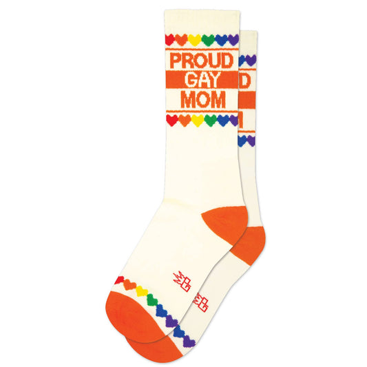 Proud Gay Mom Gym Crew Socks