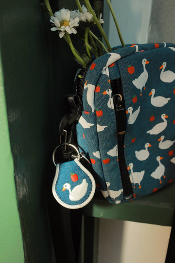 Cottage Goose Patch Keychain - 0