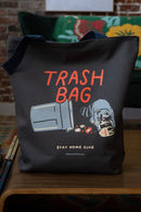 Trash Bag (Raccoon) Big Zip Tote-4