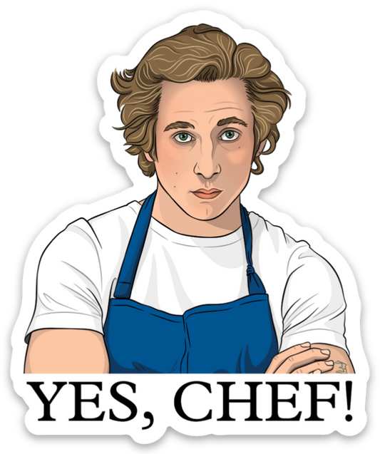 Carmy Yes, Chef! Sticker