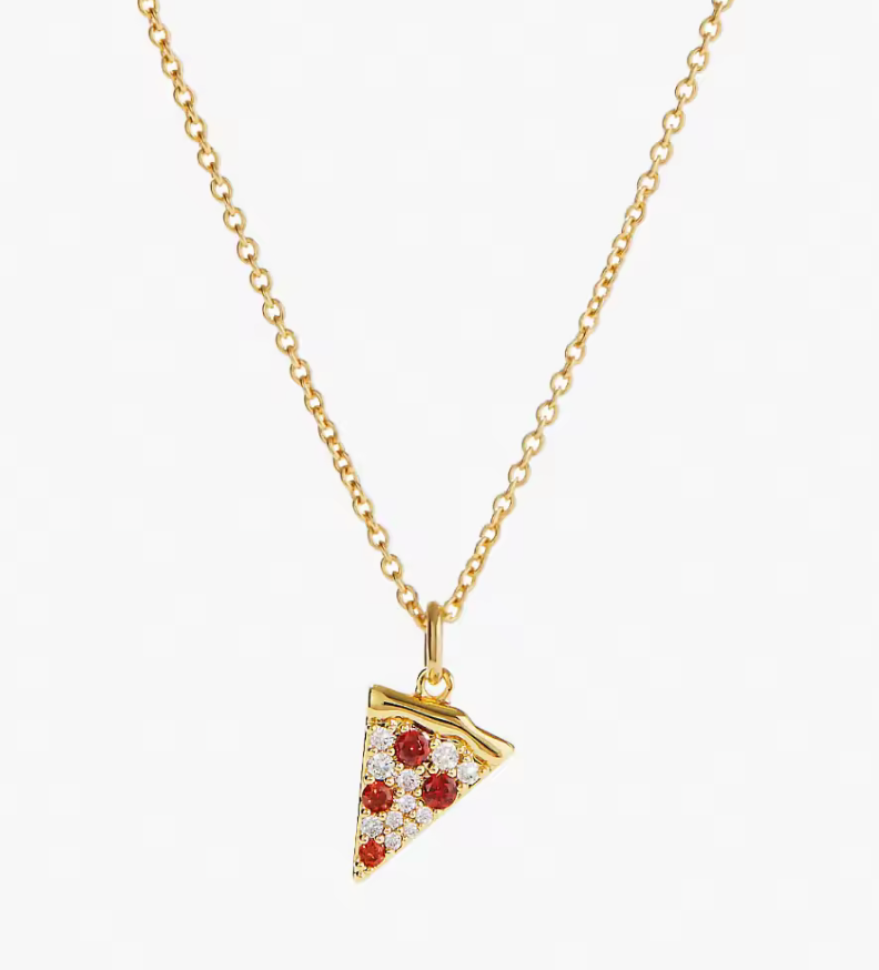 Slice 14k Plated Necklace