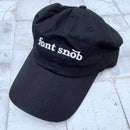 Font Snob Dad Hat Baseball Cap-1