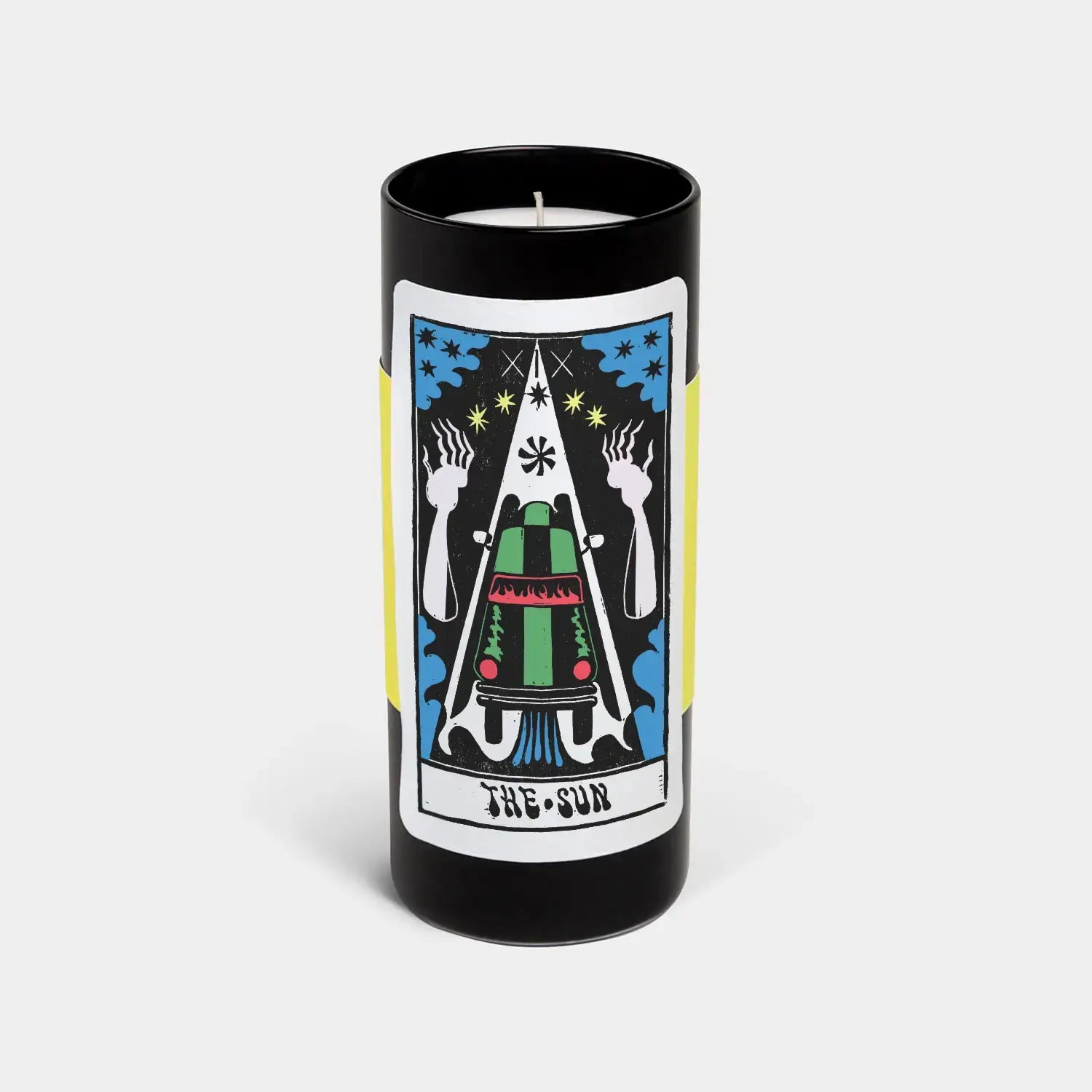 Tarot The Sun Candle - Bergamot, Daisy + Driftwood Scent - 0