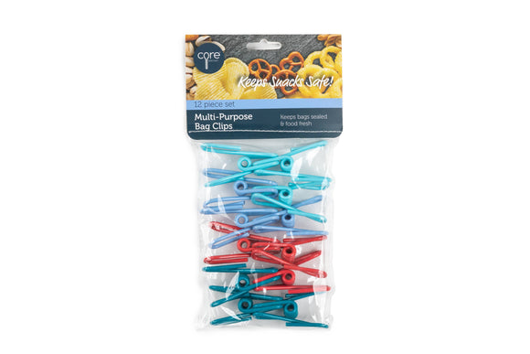 12pc Basic Bag Clips