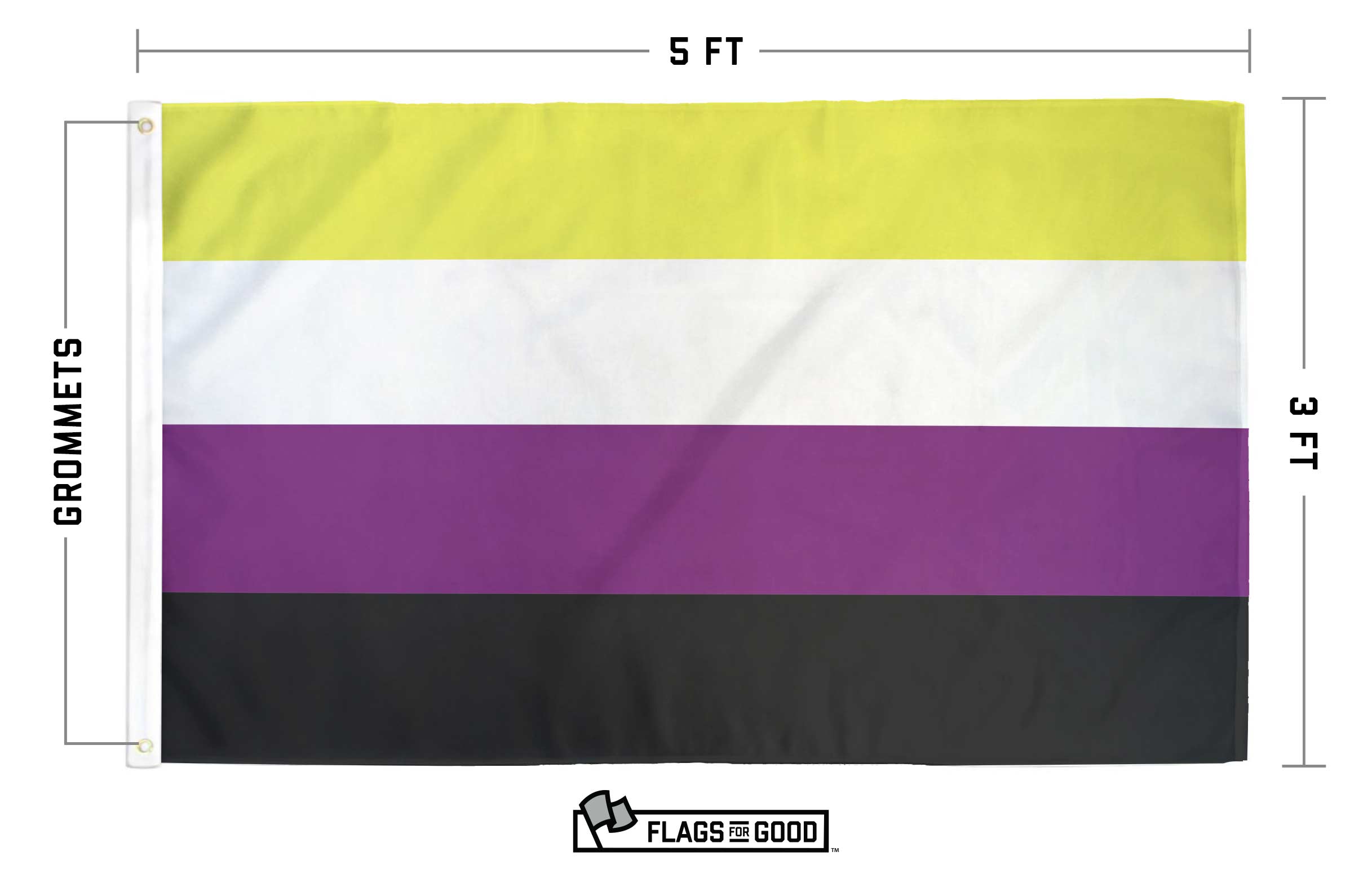 Non-binary Pride Flag | Agora Makers Market
