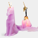 PyroPet Einar Unicorn Skeleton Candle - Lilac-1