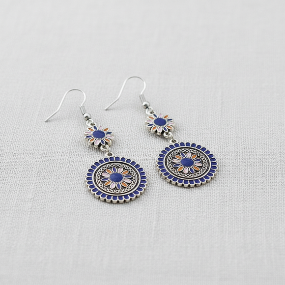 Sunflower Drop Earrings