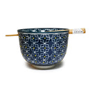 Navy Star Bowl w/ Chopsticks-1