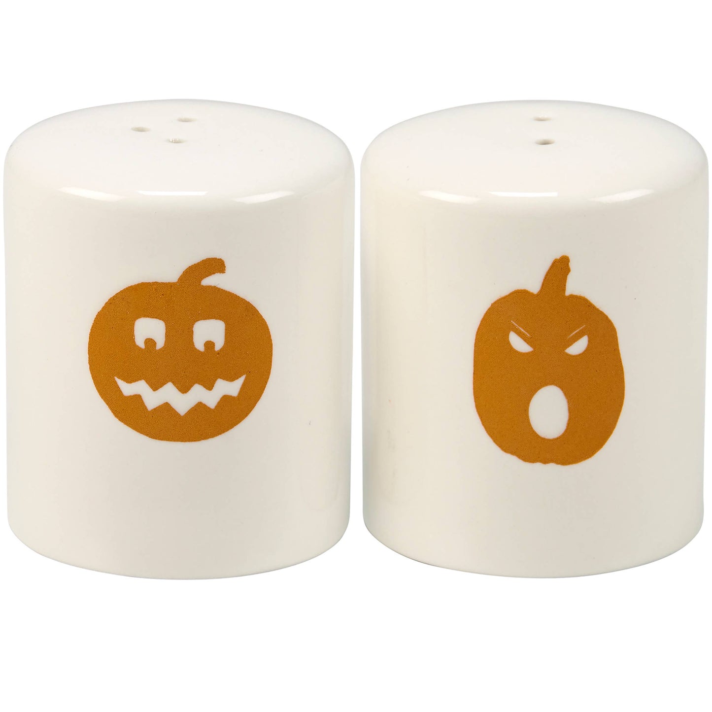 Jack O'Lantern Salt + Pepper Shaker Set