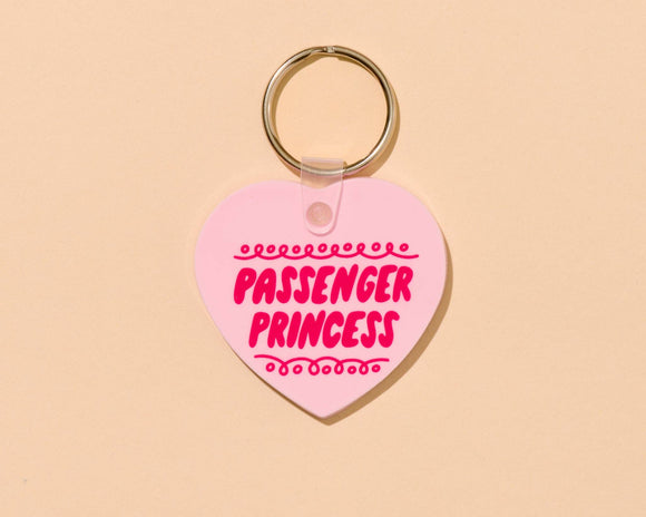 Passenger Princess Heart PVC Keychain