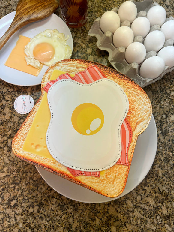 Egg, Bacon and Cheese Toast Crossbody Bag