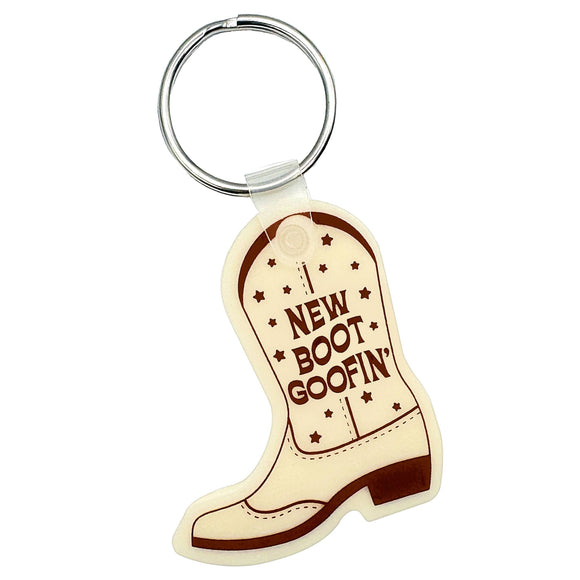 New Boot Goofin' Cowboy Boot Keychain