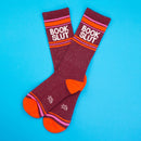 Book Slut Gym Crew Socks-2