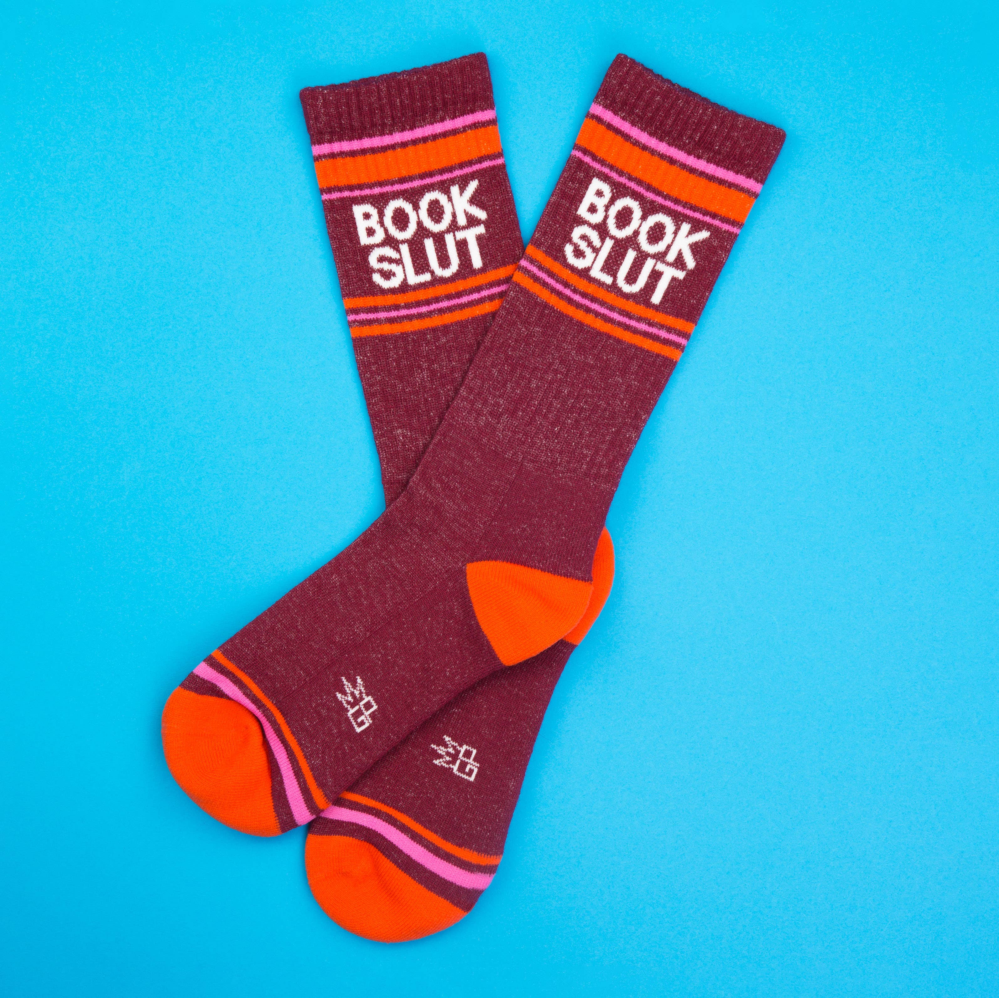 Book Slut Gym Crew Socks - 0