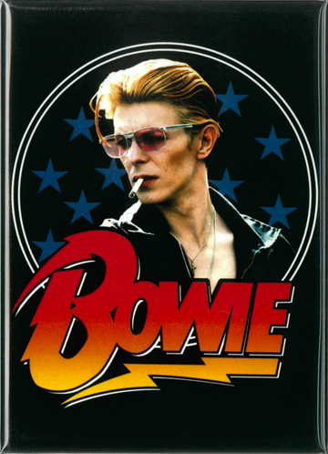 Smoking Bowie Magnet