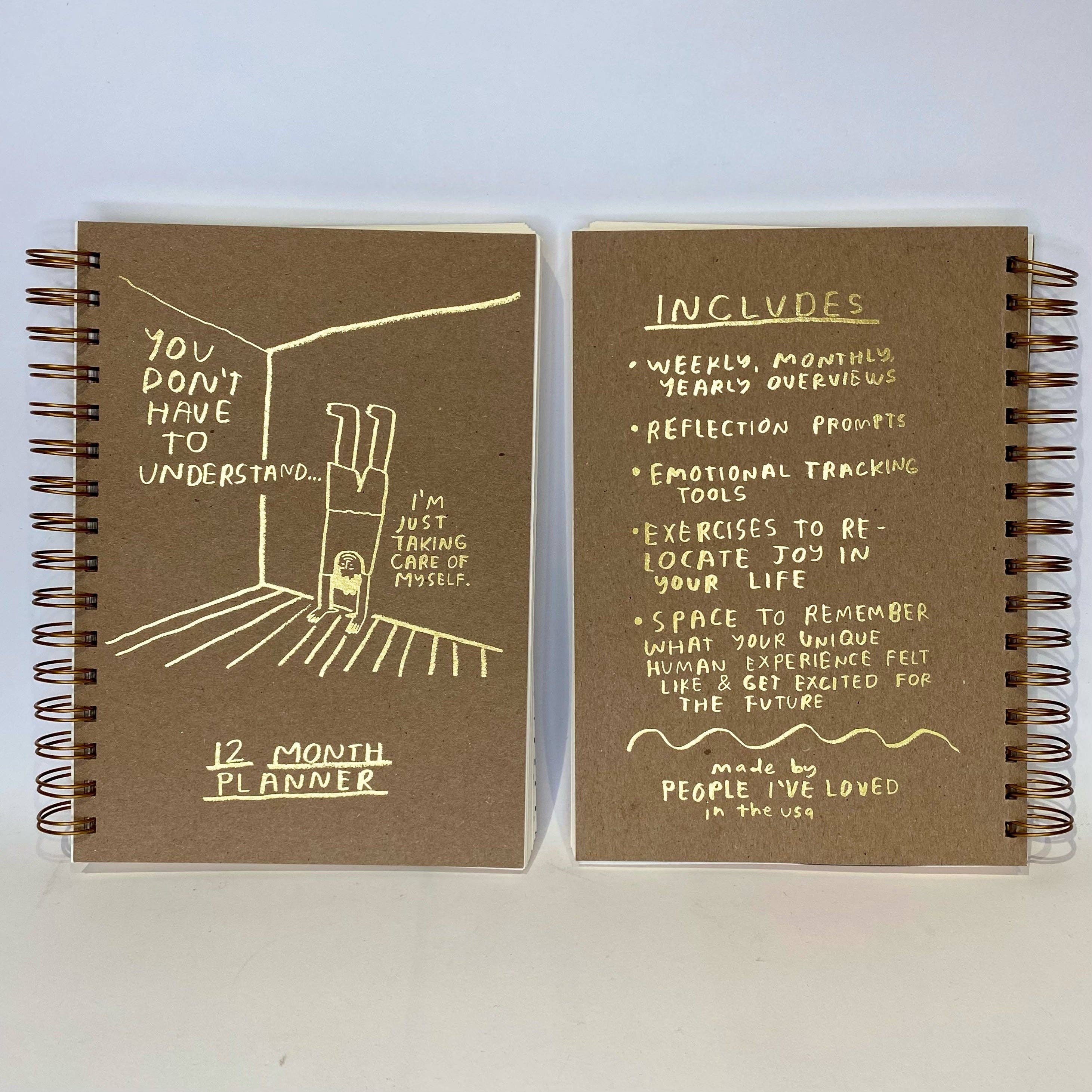 You Don't Have to Understand 12 Month Planner
