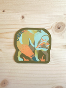 Sunrise Wolf Sticker-3