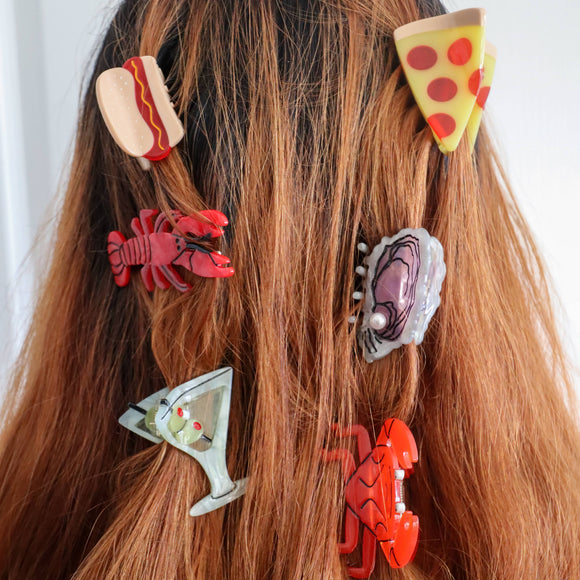 Lobster Alligator Hair Clip Set