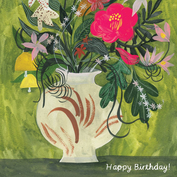 Happy Birthday Wildflowers Card
