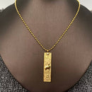 Rectangular Zodiac Necklace-12