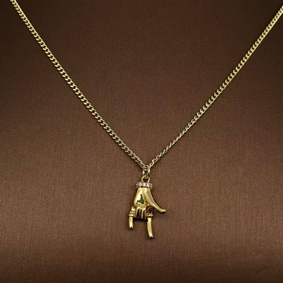 Middle Finger Necklace