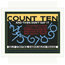 Count to Ten and Then Don't Say It Magnet-1