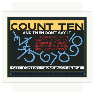 Count to Ten and Then Don't Say It Magnet
