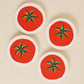 Tomato Coasters - Set of Four