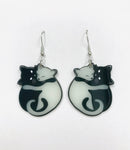 Huddle Cat Glow Earrings-1