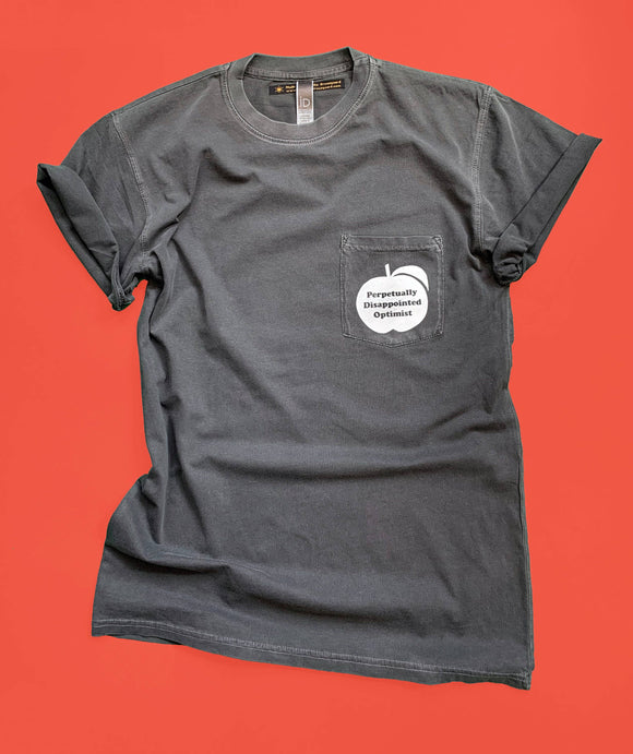 Perpetually Disappointed Optimist Pocket Tee