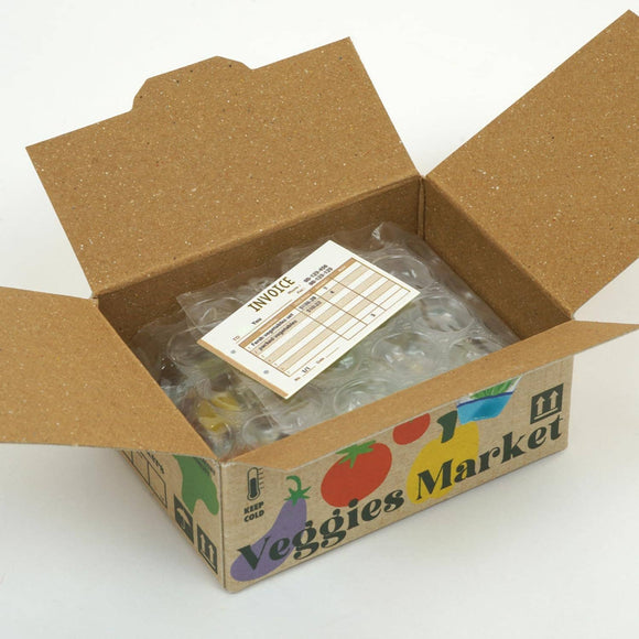 Vegetables Hako Sticker Box