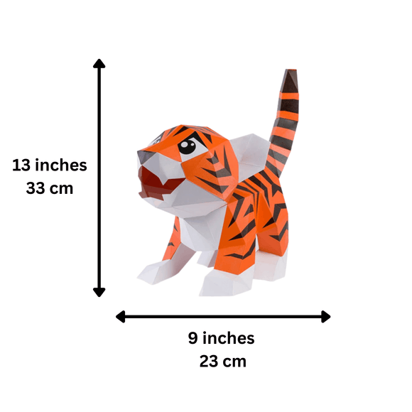 Baby Tiger PaperCraft Art Kit