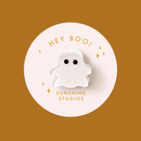 Hey Boo! Ghost Mini Hair Clip-1