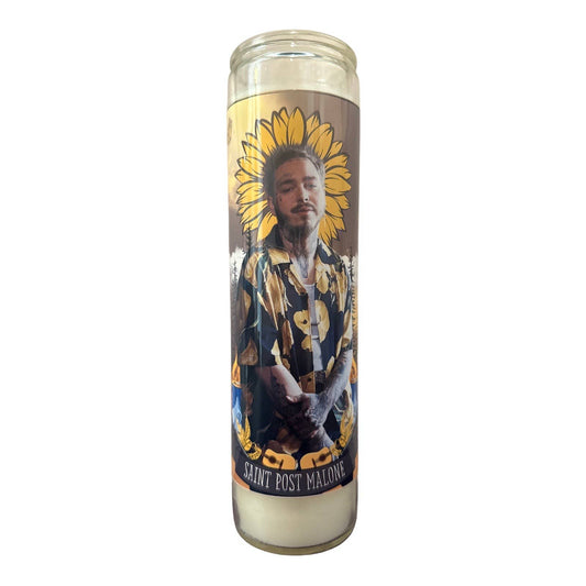 The Luminary Post Malone Altar Candle