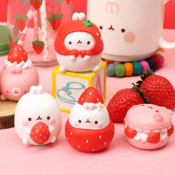 Molang Strawberry Party Blind Box Figure