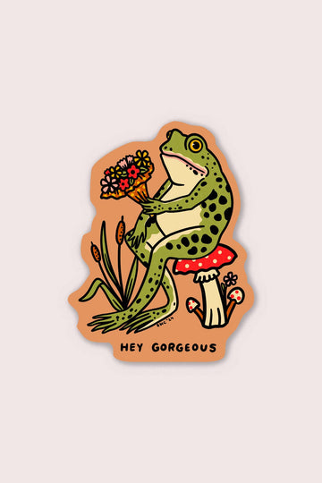 Hey Gorgeous Sticker - 0